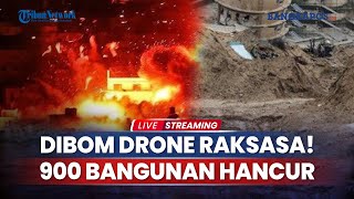 Dronedrone Raksasa Hantam Israel9000 Bangunan dan 7000 Kendaraan Israel Hancur Dibom Hizbullah [upl. by Ecertal]