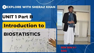 Introduction to Biostatistics I Unit 1 part 2 I made easy in urdu by sheraz I BSN I Statistics [upl. by Ainirtak]