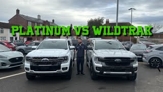 2024 Ford Ranger Wildtrak VS Platinum Specification Differences Walk around 💥 [upl. by Lisan]