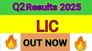 LIC Q2 results 2025  LIC results today  LIC Share News  LIC Share latest news FolioFN [upl. by Leuname]