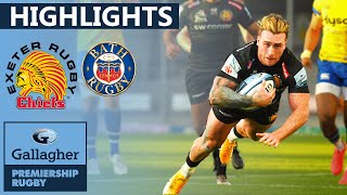 Exeter v Bath  SEMIFINAL  Hill Hogg and Co Turn On The Style  Gallagher Premiership Highlights [upl. by Nnilsia]