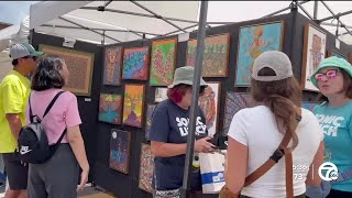 Annual Ann Arbor Art Fair underway [upl. by Kalin]