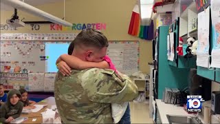 Emotional reunion US Air Force pilot is reunited with daughter [upl. by Meridel424]