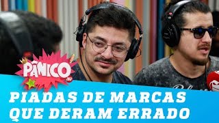 Humoristas do 4 Amigos contam histórias de piadas com marcas que deram errado [upl. by Vories]