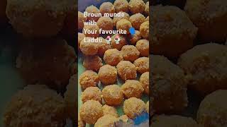 Broun munde with besan ke laddoo rurallifetuday [upl. by Syman656]