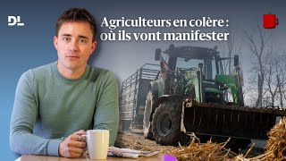 Les agriculteurs en colère sont de retour sur la route à partir d’aujourd’hui je te dis où [upl. by Goulet546]