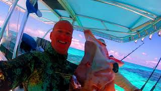 Spearfishing Grand Cay Bahamas 2018 [upl. by Ynnub]