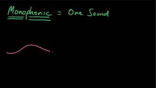 What is a Monophonic Texture [upl. by Landy684]