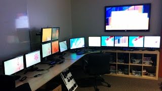 14 Monitors on a Single Windows 8 PC with USB Graphics Adapters [upl. by Leontyne657]