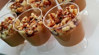 dessert verrine caramel café كاسات الكراميل بالقهوة  تحلية سهلة و راقية لرمضان وصفات رمضان [upl. by Ula132]