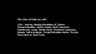 Healing  Stimulation of Chakras Isochronic Tones 12 Hz Pure Series [upl. by Badr]