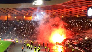 ONE OF A KIND celtic ultras tribute display for bertie auld  Celtic 10 St Johnstone [upl. by Imat]