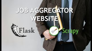 JobS Aggregator Website  CS50x Final Project [upl. by Kerwinn]