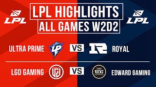 LPL Highlights ALL GAMES Week 2 Day 2  LPL Spring 2024 [upl. by Server203]