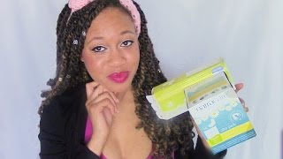 Natracare Organic Cotton Pads amp Panty Liners  Product Review  Euniycemari [upl. by Adrial]