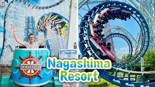 Nagashima Spa Land Vlog June 2024  Worlds LONGEST Coaster [upl. by Lauhsoj151]