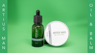 Artius Man Beard Balm and Beard Oil  REVIEW  King of Castor Oil [upl. by Strauss]