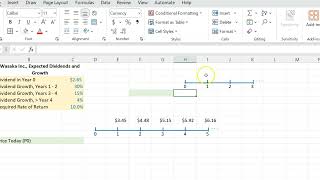 Dividend Discount Model with Differential Growth In Dividends Using Excel [upl. by Salamone714]