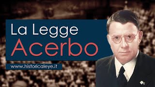 La legge ACERBO [upl. by Lede]