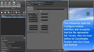 Infraworks  New Project  Create Terrain and Drop Raster [upl. by Akerehs376]