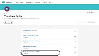 Display Records Fields and Tables  Visualforce Basics [upl. by Ardnuhsal]