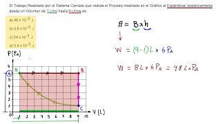 ►¿CÓMO se OBTIENE el TRABAJO DE UN GRÁFICO en un SISTEMA TERMODINÁMICO ENTRA y APRENDE DE VERDAD [upl. by Aras]