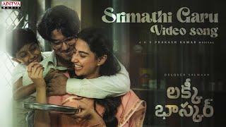 Srimathi Garu Video Song Lucky Baskhar Dulquer Salmaan Meenakshi C  GV Prakash Vishal M Shweta [upl. by Radu]