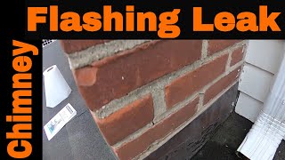 How to repair Chimney Flashing Leak in 5 minutes This will blow your mind [upl. by Tenaej798]