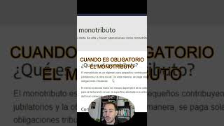 Cuando es Obligatorio ser MONOTRIBUTISTA Requisitos Beneficios monotributoargentina afip [upl. by Tnahsin]