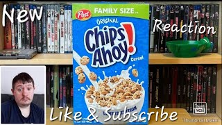 Reaction Taste Chips Ahoy Cereal [upl. by Lenej]