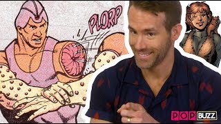 Ryan Reynolds Tries To Guess Obscure Superheroes  PopBuzz Meets [upl. by Aipmylo381]