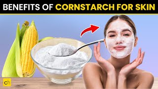 6 Amazing Benefits of Cornstarch for Skin Care  Credihealth caretips skincare [upl. by Franciskus]