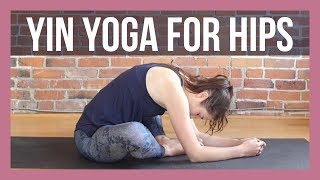 Yin Yoga for Tight Hips  No Props Needed [upl. by Novled]