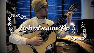 Liszt  Liebestraum No 3 Love Dream Classical Guitar Solo w Tabs [upl. by Wendt]