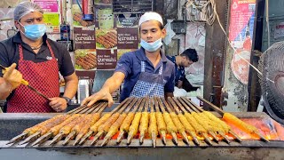 Delhi’s Legendary Seekh Kebab  Famous Qureshi Kebab  Indian Street Food [upl. by Animar240]