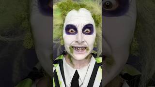 BEETLEJUICE amp LYDIA 🪲💜 beetlejuice halloween beetlejuicemakeup [upl. by Eerdna]