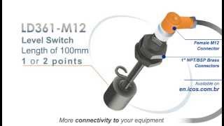 ICOS Vertical Mounting Top or Bottom Float Switch [upl. by Gnirol406]