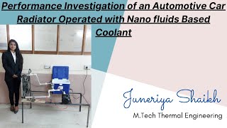 Investigation Of An Automotive Car Radiator Fluids Based Coolant Aluminium amp Copper Nanoparticle [upl. by Christean738]