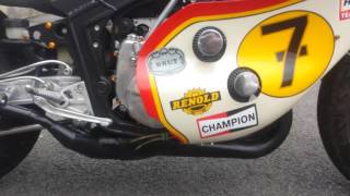 suzuki rg500 Barry sheene tribut bike [upl. by Imray40]