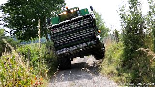 JOHN DEERE 9560 WTS  EXTRÊME DIFFICULT WORK IN MOUNTAINS MOISSON DE L’EXTRÊME 38 [upl. by Neelyad]