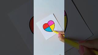 Satisfying Multi Colours filling Art Like Shorts [upl. by Urbanna]