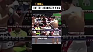 the Question mark kick motivationkickboxing subcribe sportsmotivation [upl. by Atwater]