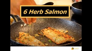 6 Herb Sockeye Salmon Recipe [upl. by Ariayek]