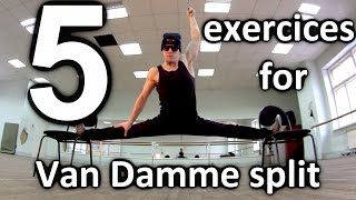 5 Exercises for Van Damme split [upl. by Dorene]