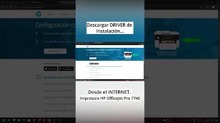 Descargar DRIVERS de impresora HP Officejet Pro 7740Muy Fácil [upl. by Sorac130]