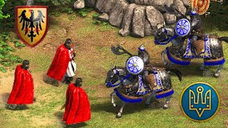 Its time to find out Boyar VS Teutonic Knight  Age of Empires 2 [upl. by Marvin282]