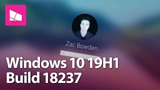 Windows 10 Build 18237  Login Screen Snip amp Sketch Sticky Notes [upl. by Aggy]