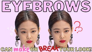 EYEBROWS can Make or Break your look  BEST BROWS for YOUR FACE  Tutorial amp Tips [upl. by Hsetim]