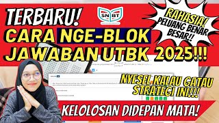 STRATEGI NEMBAK JAWABAN UTBK 2022 YANG BENAR NGEBLOK JAWABAN SBMPTN 2022 TIPS UTBK SBMPTN 2022 [upl. by Lewin]