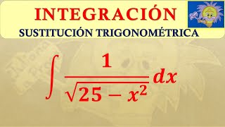 👩‍🏫 INTEGRACIÓN por SUSTITUCIÓN TRIGONOMÉTRICA  Juliana la Profe [upl. by Nalahs871]